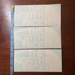 The North Face die cut sticker lot